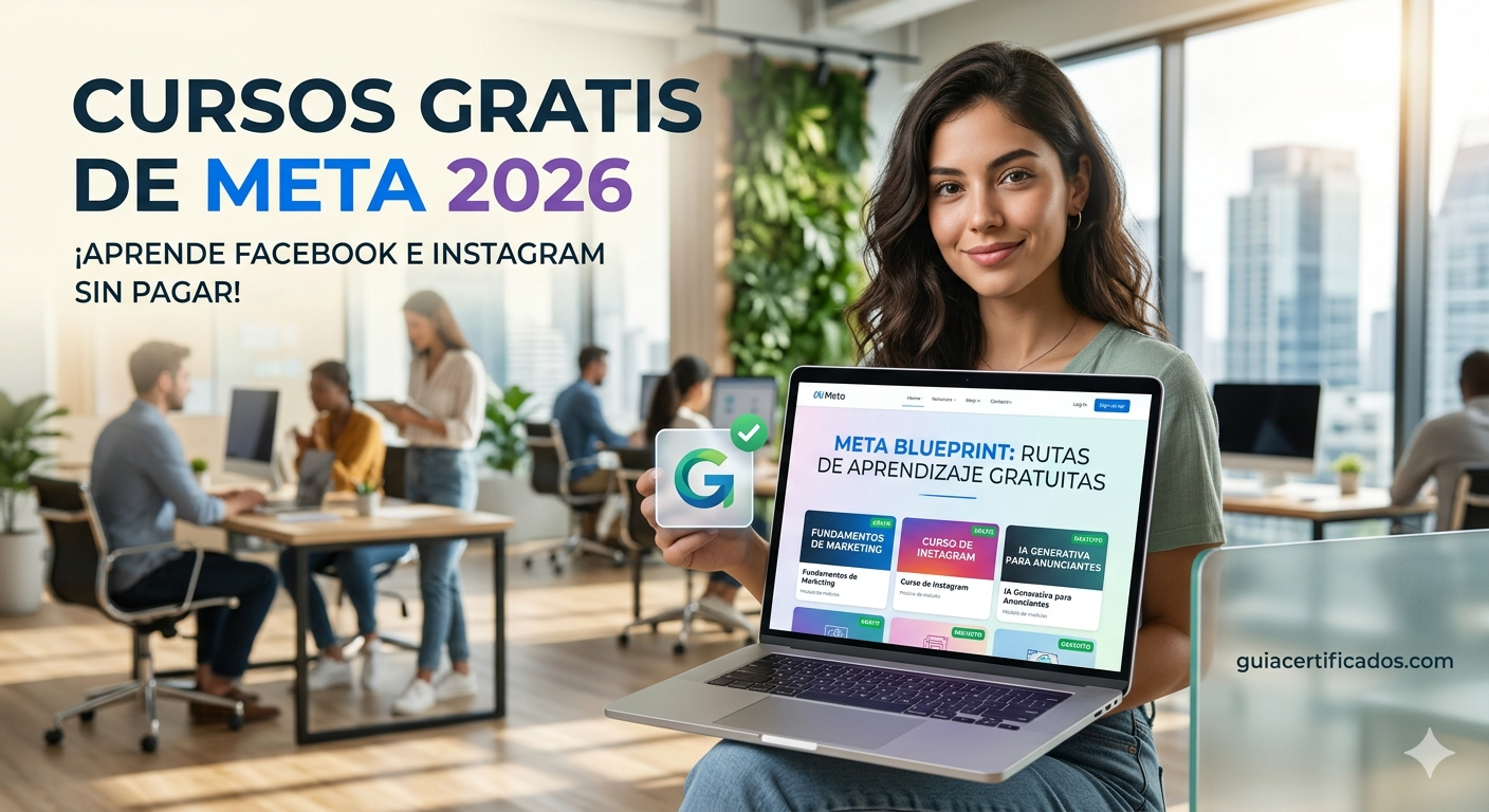 Cursos Gratis de Meta 2026: Cómo formarte en Facebook e Instagram sin pagar